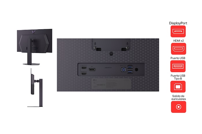 Dimenciones Monitor LG UltraGear  27GX704A-B